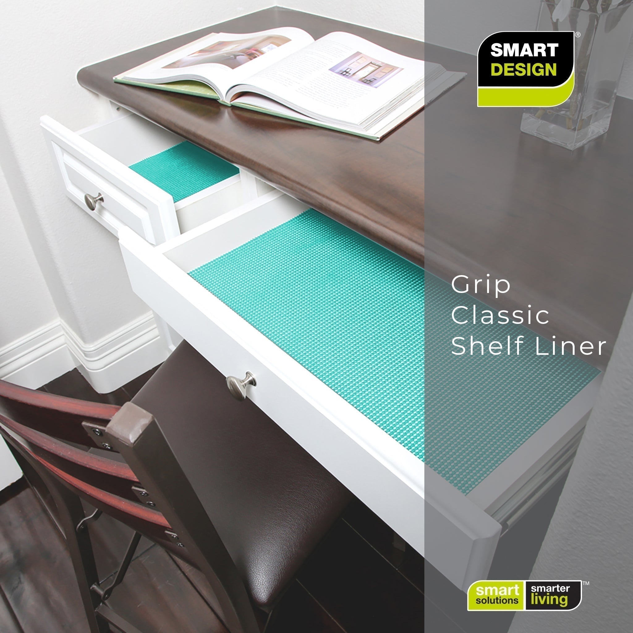 Classic Grip Shelf Liner - 12" x 10'